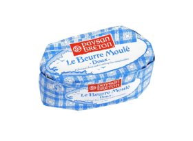 Масло традиционное сладкосливочное формовое 82% 250 гр ТМ Paysan Breton - фото