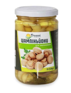 Домашні продукти Шампіньйони мар.цілі 314г - фото