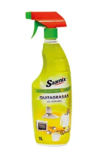 Засіб для видалення жиру Saamix Quitagrasas Цитрус 1л, 8 шт/ящ - фото