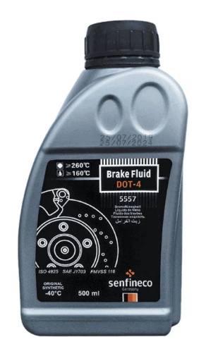 Гальмівна рідина Senfineco DOT 4, 500 мл - фото