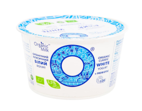 Органический классический йогурт, термостатный, 200 г (5,5%) - фото