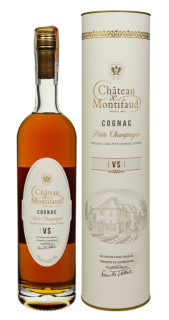 Коньяк Chateau de Montifaud V.S. Fine Petite Champagne 40% 0,7 л в тубусі - фото