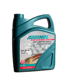 Олива моторна ADDINOL GIGA LIGHT MV 0530 LL 5л - фото
