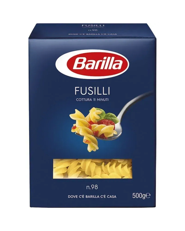 Макароны BARILLA 98 FUSILLI спираль, 500г - фото