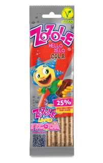 Цукерки желейні Zozole Cola зі смаком коли 75 г - фото