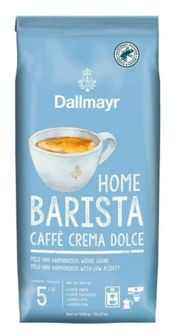 Кава в зернах Dallmayr Home Barista Caffè Crema Dolce, 1 кг - фото