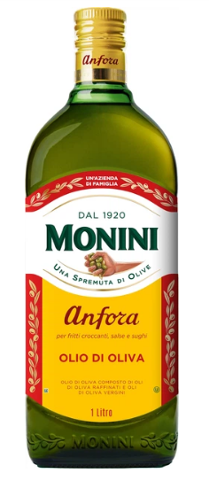 Оливкова олія  для смаження Monini Anfora 1 л - фото