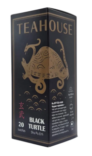 Чай Шу Пуэр Черная черепаха в коробе. (5 гр*20шт) - фото