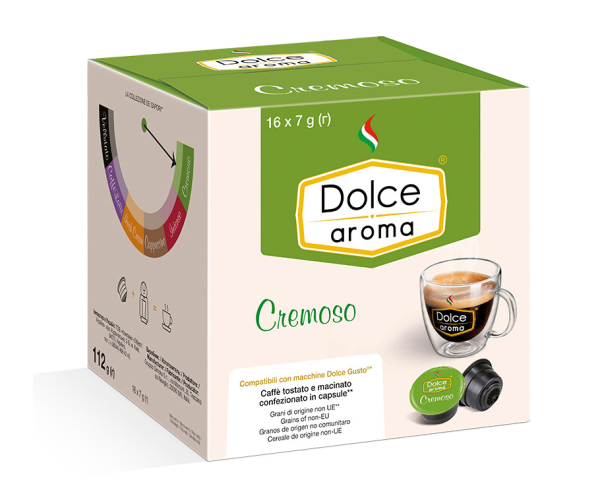Кофе в капсулах Dolce Aroma Cremoso Dolce Gusto, 16 шт (4820093484916) - фото