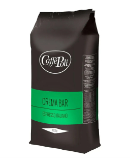 Кава в зернах Caffe Poli Crema, 1 кг (35/65) (8019650000348) - фото