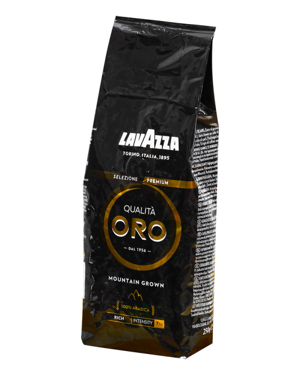 Кава в зернах Lavazza Qualita Oro Black Mountain Grown, 250 г (100% арабіка) (8000070030060) - фото