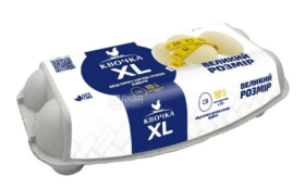Яйце фасоване дрібноштучне ТМ "Квочка XL" - фото