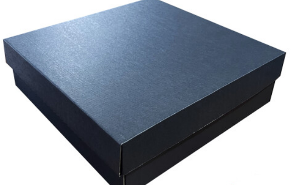 Коробка 330*330*100мм(повна заливка+повна заливка)чорна - фото