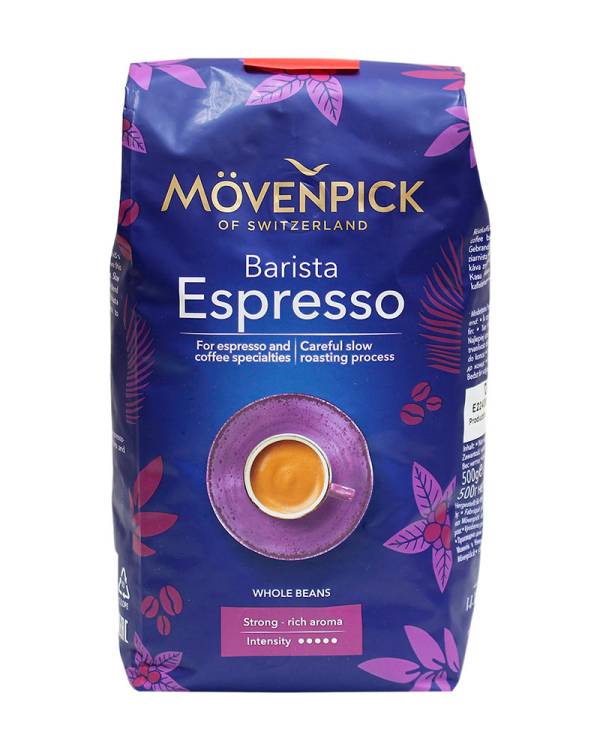 Кава в зернах Movenpick Barista Espresso, 500 г (90/10) (4006581017020) - фото