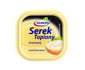 Сир плавлений вершковий 57% 100 г ТМ MLEKPOL - фото