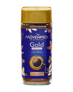Кава розчинна Movenpick Gold Original, 200 г (100% арабіка) (4006581018119) - фото