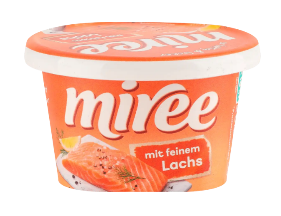 Сир вершковий з лососем 66% FIDM Miree 150 г - фото