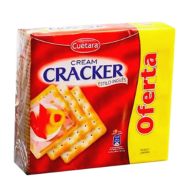 Печиво Cuetara Cracker Cream крекер,400+200 г,8 шт/ящ. - фото