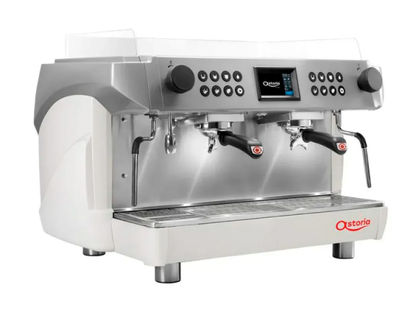 Професійна двопостова кавоварка Astoria Plus4You Advantage SAEP, біло-сіра - фото