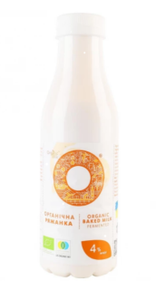 Органическая ряженка, 4% жирности, 450 г (резервуарная) - фото