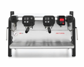 Двухпостовая профессиональная кофемашина Astoria AB200 SAE 2GR, черная, с дисплеем - фото №2