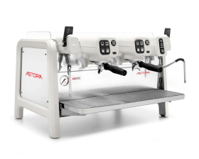 Двухпостовая профессиональная кофемашина Astoria AB200 SAE 2GR, белая - фото