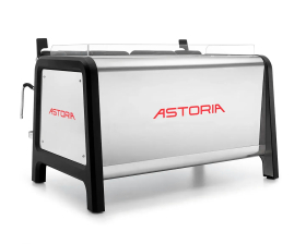 Двухпостовая профессиональная кофемашина Astoria AB200 SAE 2GR, черная, с дисплеем - фото №3