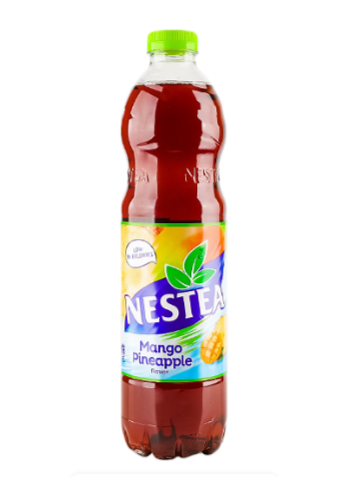 Чай холодний чорний 1,5л Nestea Ice Tea манго-ананас, 6 шт/ящ - фото