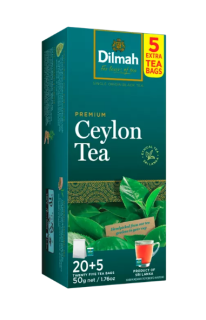 Чай Dilmah Преміум з/я (20+5)х2г(12) - фото