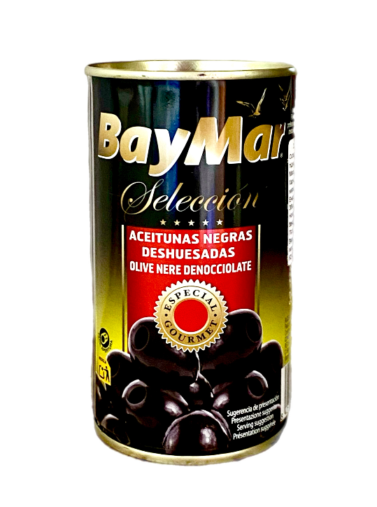 Оливки BayMar чорні з кісточкою 360 г - фото