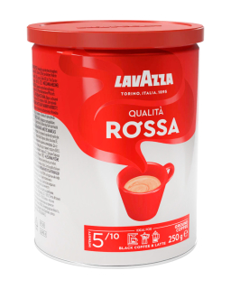 Кофе молотый Lavazza Qualita Rossa, 250 г (70/30) (ж/б) (8000070035935, 8000070036116) - фото №2