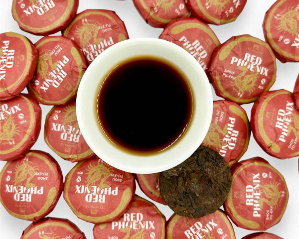 Чай Шу Пуер Міні Точа "Червоний фенікс" Teahouse Red Phoenix № 854, 8 г Чай Шу Пуер Міні Точа "Червоний фенікс" Teahouse Red Phoenix № 854, 8 г - фото №3