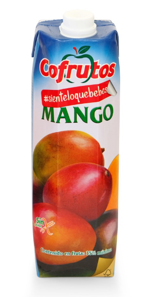 Нектар Cofrutos Mango манго 1л,(тетрапак) 10 шт/ящ - фото