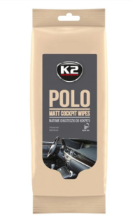 Серветки для очищення та догляду за панеллю K2 POLO MATT WIPES 10 шт KA425 - фото