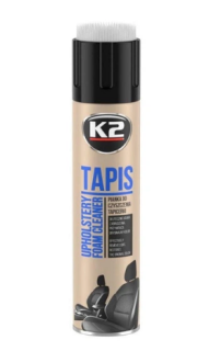 Очисник тканини та сидінь авто K2 TAPIS зі щіткою, піна-аерозоль 600 мл (K206B) - фото