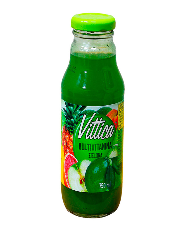 Напій Korkus 750 ml мультивітамін зелений 8 шт/ящ - фото