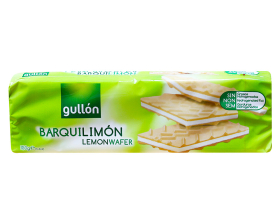 Вафли GULLON Barquilimon с лимонным кремом, 150г, 16шт/ящ - фото