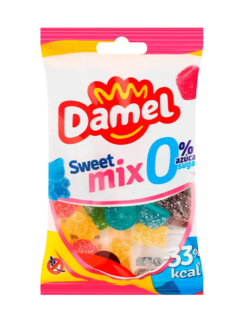 Жуйки Damel 90г без цукру Sweet mix солодкий мікс, 18шт/ящ - фото