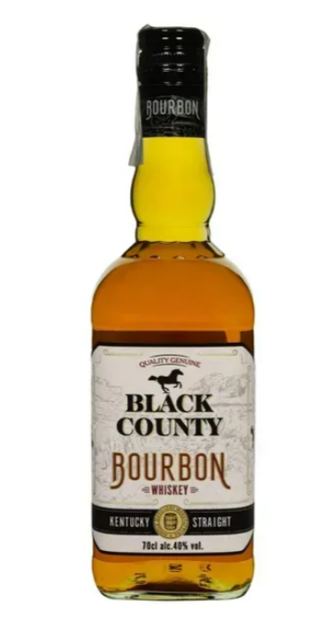 Бурбон BLACK COUNTY 2-річний 40% 0,7л, 6шт/ящ Бурбон BLACK COUNTY 2-річний 40% 0,7л, 6шт/ящ - фото