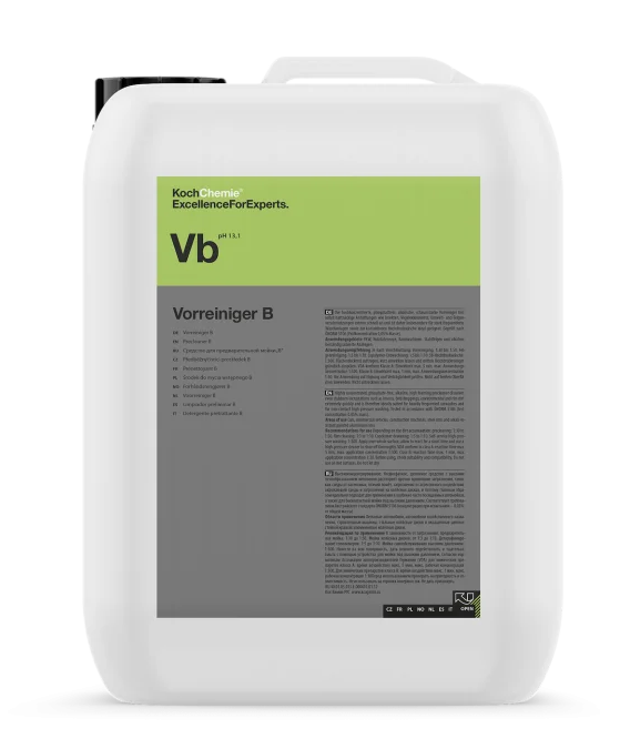 Автошампунь для безконтактної мийки Koch Chemie Vorreiniger B Hochleistungs Konzentrat 11 кг - фото