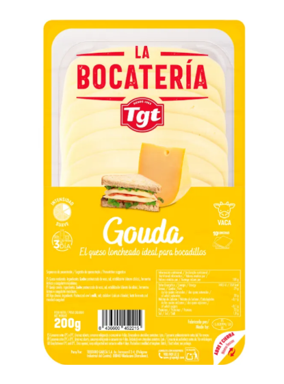 Сир Гауда 44% 100 гр, TM La Bocateria - фото