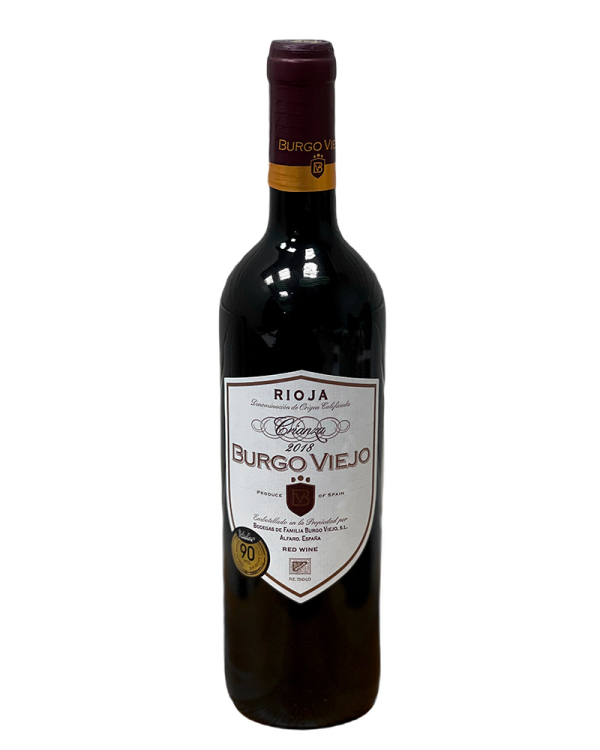 Вино Burgo Viejo "Crianza" Rioja (сухое, красное, Испания) 0,75л, 6шт/ящ - фото