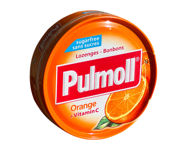 Льодяники Pulmoll апельсин, без цукру 45г, 10 шт/ящ - фото