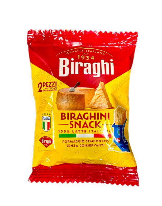 Сир твердий Biraghi Gran Biraghi Snack 32%, 33,34 г - фото