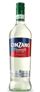 Вермут Чинзано Екстра Драй 18% 1,0*12 - фото