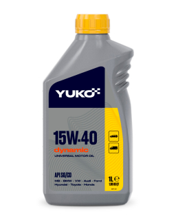 Олива моторна VUKO (YUKO) DYNAMIC 15W-40 API SG/FD, 1 л (21 944) - фото