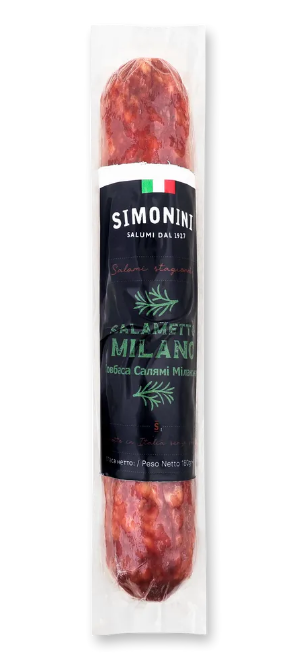 Ковбаса салямі Міланська сиров'ялена Simonini - фото