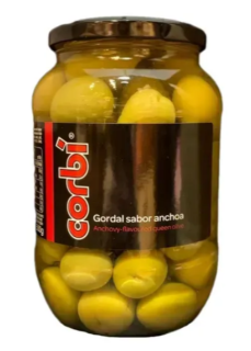 Оливки Corbi Гіганти з кісточкою 835 г,(суха вага 400 г) - фото №2