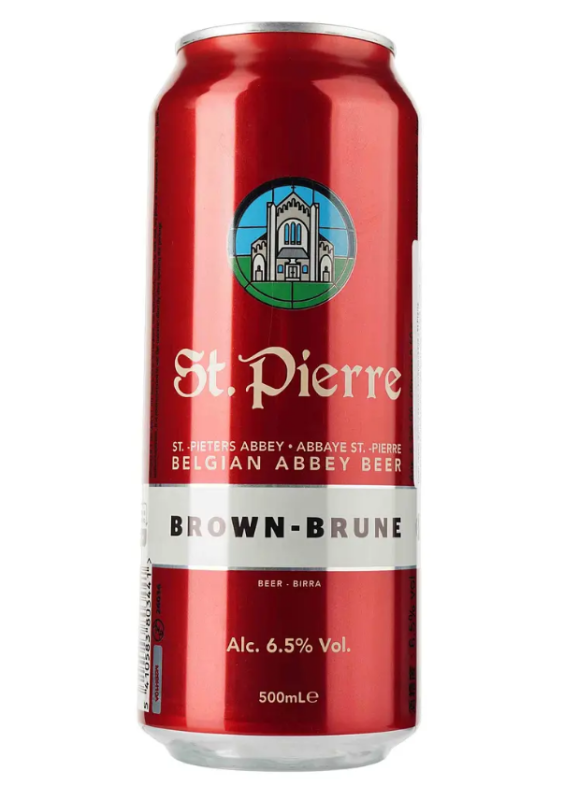 Пиво St.Pierre Brune темне фільтроване 6,5% 0,5 л - фото