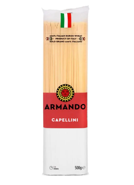 Макароны ARMANDO CAPELLINI 500г, 24шт/ящ - фото